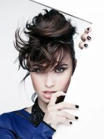 Demi Lovato in blue