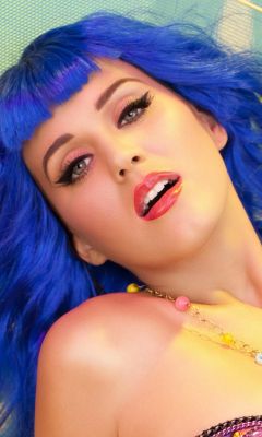 Katy-Perry Blur Hair