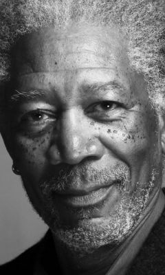 Morgan-Freeman-Portrait-In-Black-And-White