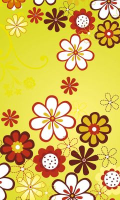 fabric flowers yellow