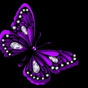 Diamond Butterfly Desktop Background