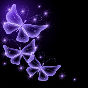 Purple Butterflies Desktop Background