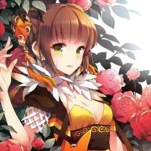 Girl In The Rose Garden Anime Mobile Wallpaper     X