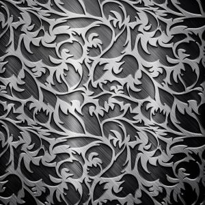 Swirly Metallic Pattern Abstract Mobile Wallpaper     X