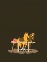 Real And Toy Horses Funny Mobile Wallpaper     X