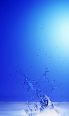 Splash blue