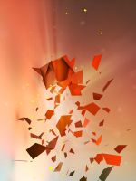 shreddings in the air (orange)