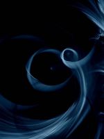 Swirly Blue Abstract    X
