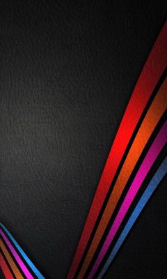 Neon Stripes On Grey Texture Abstract Mobile Wallpaper    X