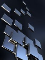 Free    X    Mobile Backgrounds Metal Cubes Abstract