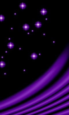 Purple Stars Abstract         X