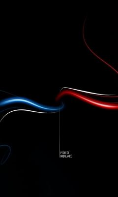 Abstract Blue Red    X