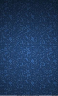 Blue Abstract Background With Flowers On It Wallpaper    X
