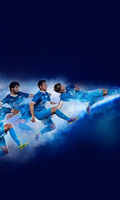Freeios  Com Apple Wallpaper Blue Soccer Iphone