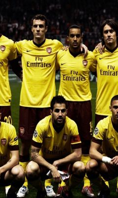 Arsenal London Soccer Team     X