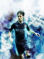 David Silva Soccer Manchester City     X