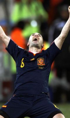 Andres Iniesta Spanish National Team Soccer Player     X