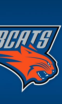 Charlotte Bobcats Logo On Blue