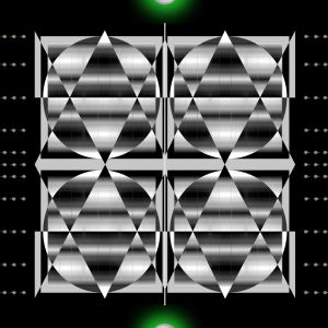 Abstract Infinite Beauty Cel Gard Abstr TD           C  Circled  Triangulated NegPos  Abstract Photo  Peach Line    X