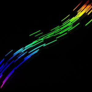 Strokes Lines Colorful Dark Background