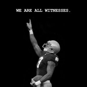 Sports Notre Dame Football We Are Witnesses Notre Dame Football Wallpaper