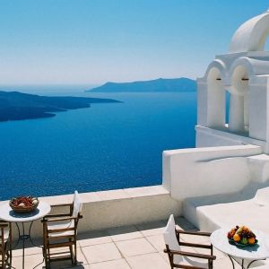 Summer Santorini Greece Hd     X