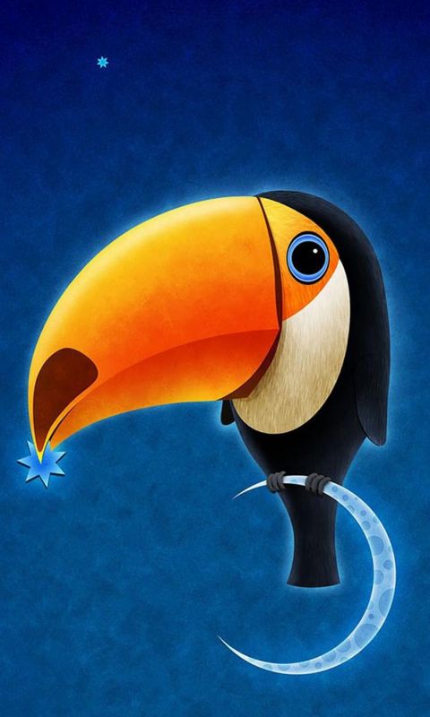 Beautiful Bird Samsung Galaxy S  Wallpaper
