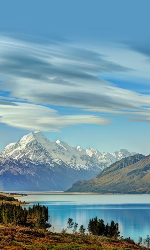 South Island New Zealand Nature Mobile Wallpaper     X