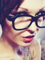 Beautiful Girl With Glasses