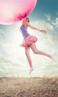 Pink Balloon girl