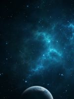 Dark Blue Space Galaxy S  Wallpaper     X