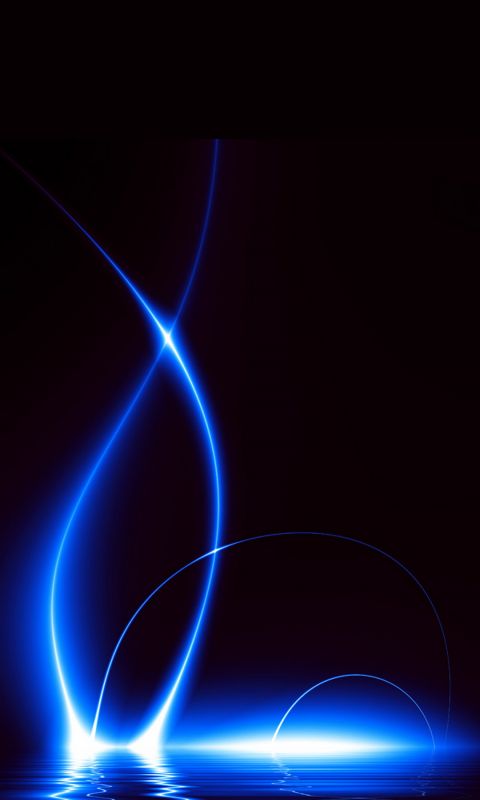 Blue Lights Galaxy S  Wallpaper     X
