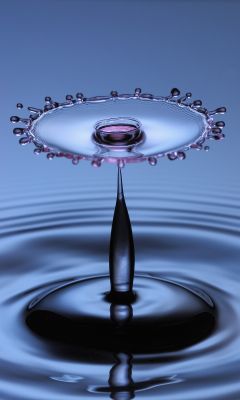 Abstract Water Drop Flower IPhone   Plus HD Wallpaper