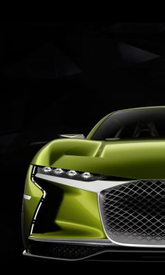 Sports Car In Green Mobile HD Wallpaper
