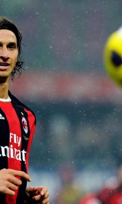 Free Download Wallpaper For Android     X     Sports Ac Milan Zlatan Ibrahimovic Soccer Sports Yellow