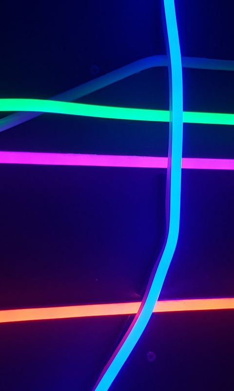 assorted color neon lights wallpaper