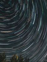 time lapse photography of shooting stars wallpaper