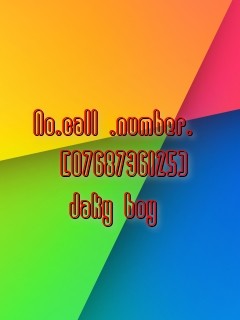 No.call .number.  [0768736125)
Jaky boy  Text Wallpaper