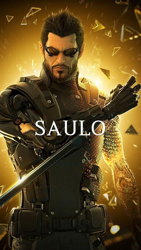 SAULO Text Wallpaper