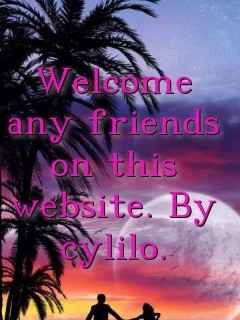 Welcome any friends on this website. By cylilo. Text Wallpaper