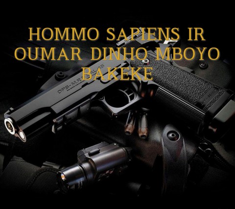 HOMMO SAPIENS IR OUMAR DINHO MBOYO BAKEKE Text Wallpaper
