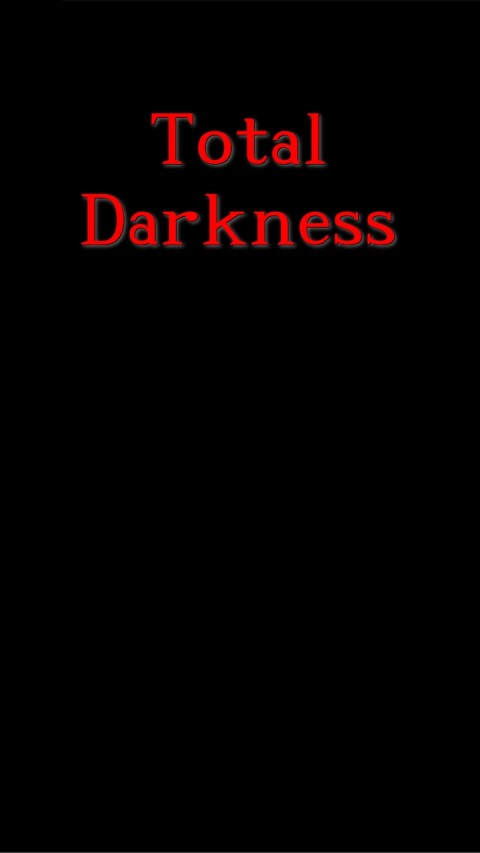 Total Darkness Text Wallpaper