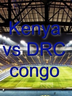 Kenya vs DRC congo Text Wallpaper