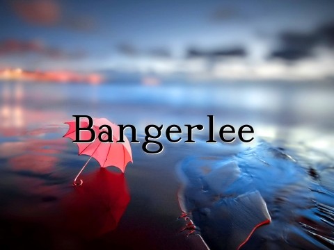 Bangerlee Text Wallpaper