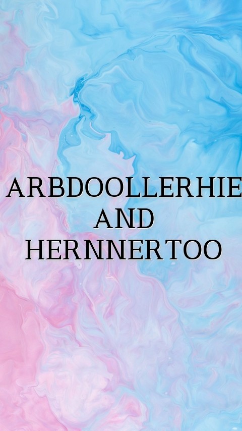 ARBDOOLLERHIE AND HERNNERTOO Text Wallpaper