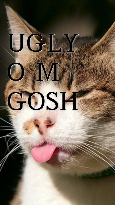 UGLY
O M GOSH Text Wallpaper