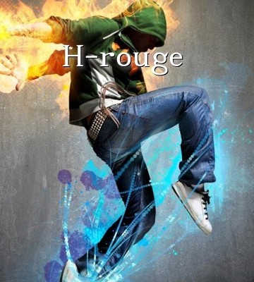 H-rouge Text Wallpaper