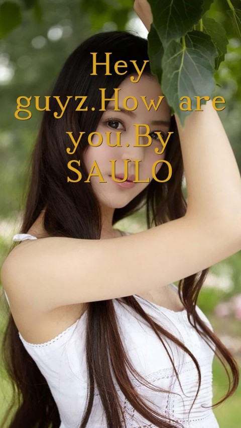 Hey guyz.How are you.By SAULO  Text Wallpaper