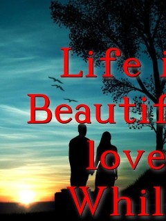 Life is Beautiful, love While You Still Can Text Wallpaper