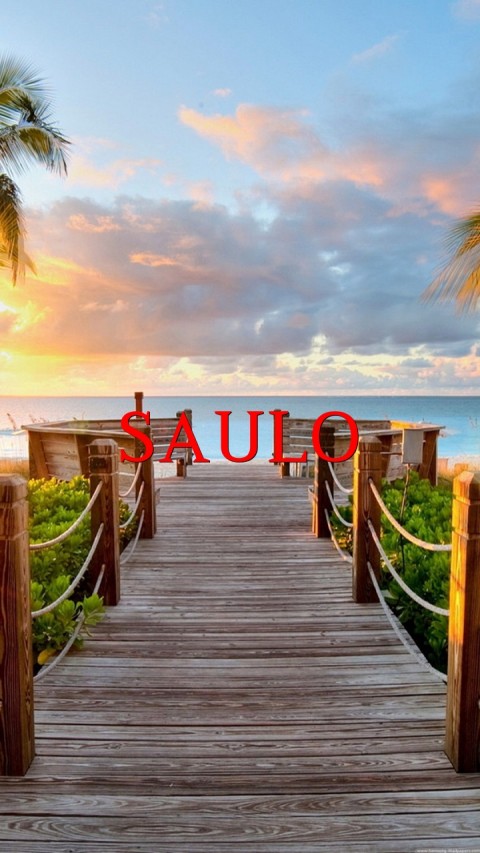 SAULO Text Wallpaper
